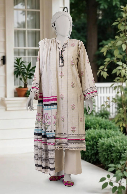 Luxury Lawn 3pc Stitched Suite