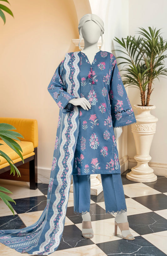 Lawn Embroidery 3pc Stitched