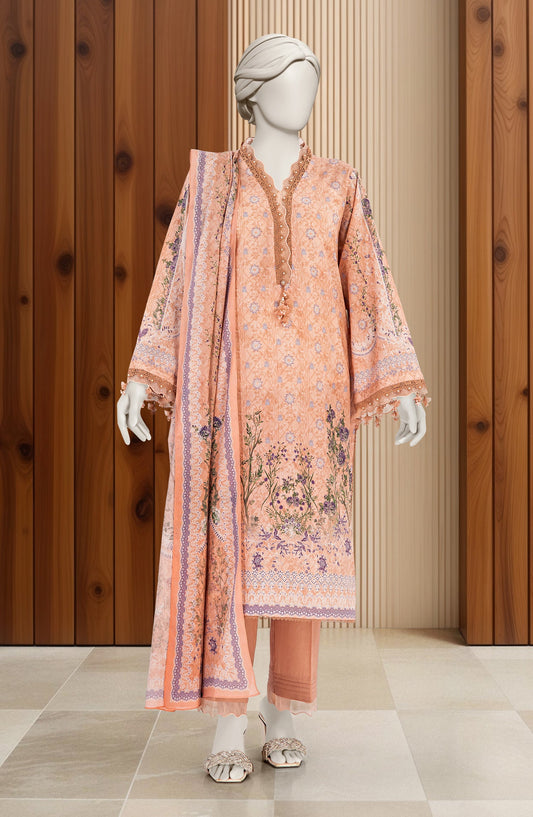 Lawn Embroidery 3pc Stitched