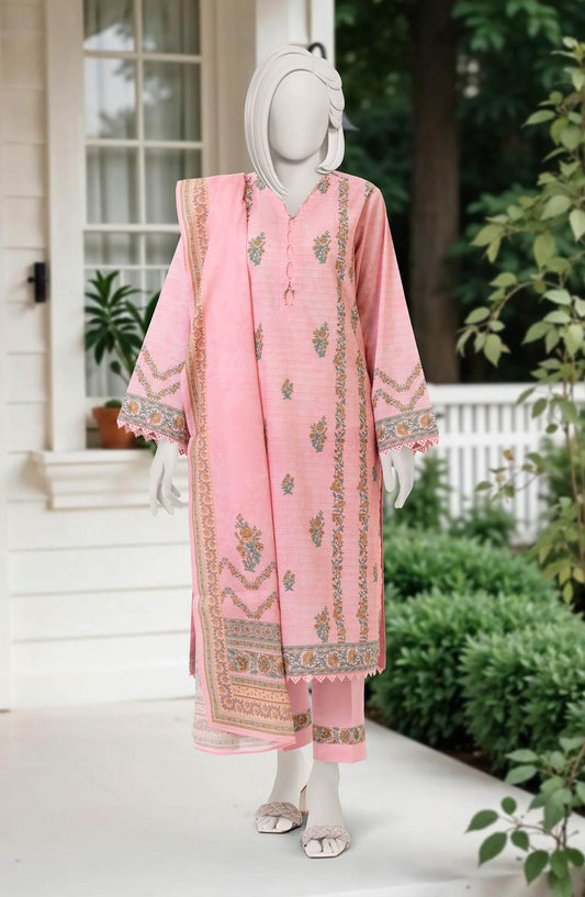 Luxury Lawn 3pc Stitched Suite