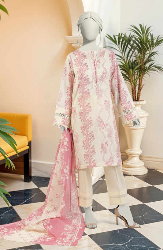 Lawn Embroidery 3pc Stitched