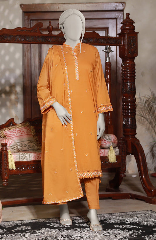 EMBROIDERED 3PC STITCHED